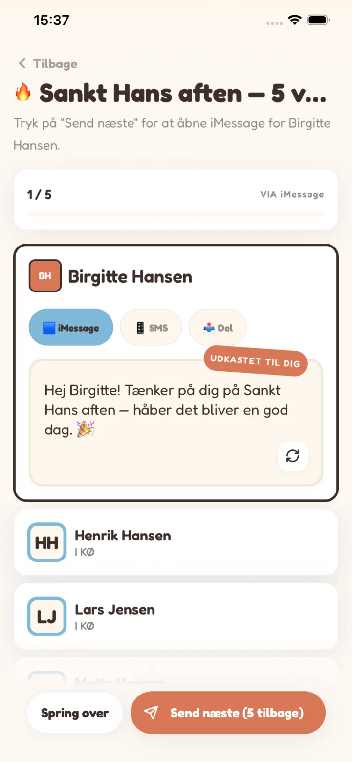 Én kø, alle sammen