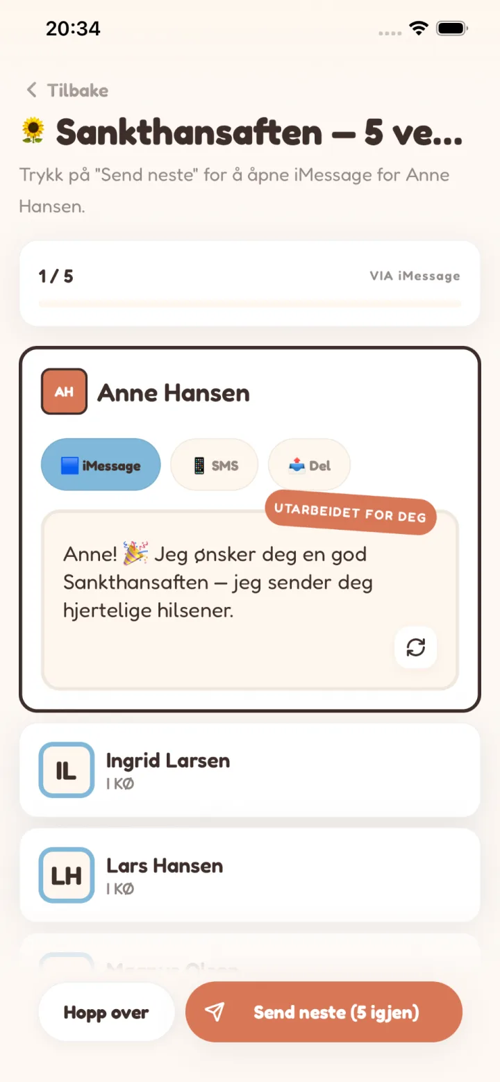 Én kø, alle sammen