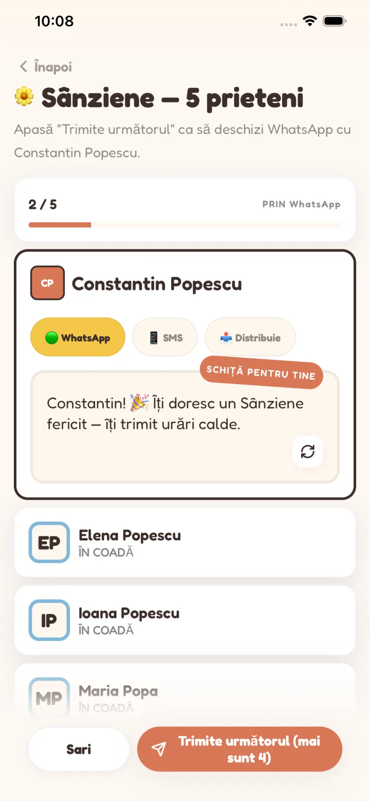 O coadă, toți prietenii