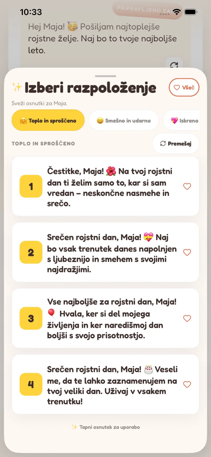 Napisano zate